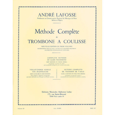 copy of Lafosse - Metodo Completo per Trombone a Coulisse
