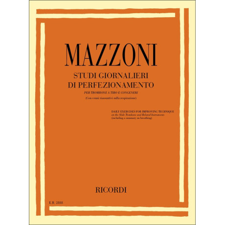 Mazzoni - Studi Giorn. di Perfez.per Trombone a Tiro