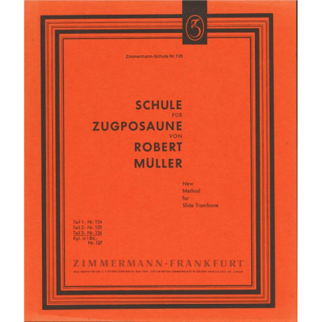 Müller R. - Nuovo metodo per trombone a tiro - Volume 3