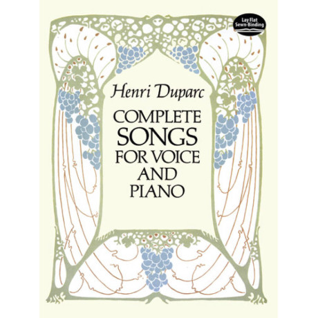 Duparc - Complete Songs for Voice and Piano