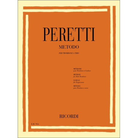 Peretti - Metodo per Trombone a Tiro