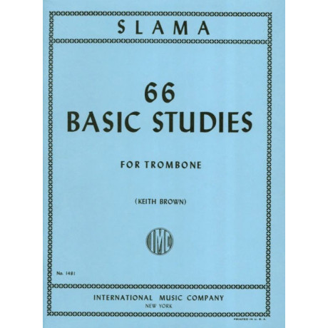 Slama - 66  Studi Basilari per Trombone
