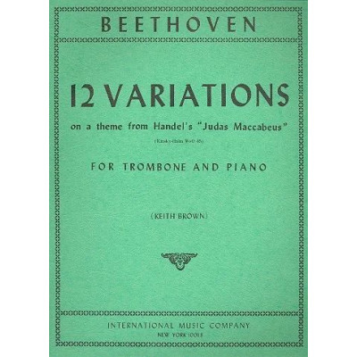 Beethoven - 12 Variaz.su un Tema di Handel Trombone e Pf.