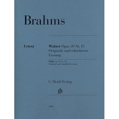 Johannes Brahms - Waltz Op. 39 No. 15