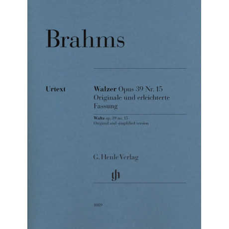 Johannes Brahms - Waltz Op. 39 No. 15