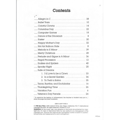 copy of Bastien - Pop Rock & Blues 1 For Piano