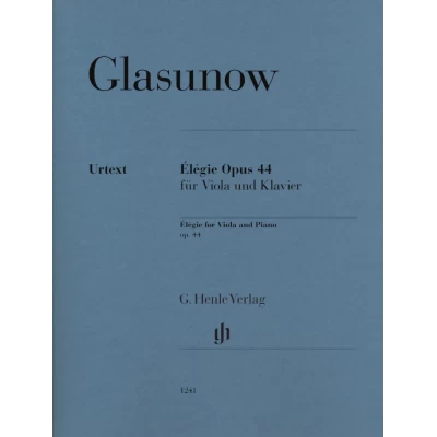 Aleksandr Glazunov - Élégie per viola e pianoforte op. 44