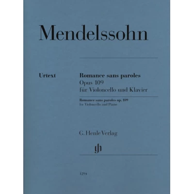 Felix Mendelssohn Bartholdy - Romance sans paroles op. 109
