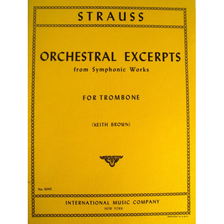 Strauss - Pezzi Orchestrali per Trombone