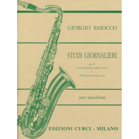 Baiocco - Studi Giornalieri per Saxofono
