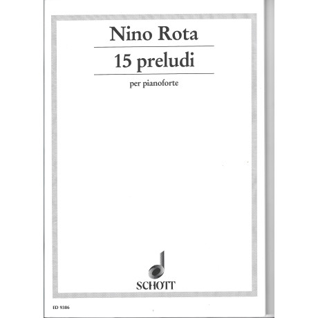 Rota - 15 Preludi per Pianoforte