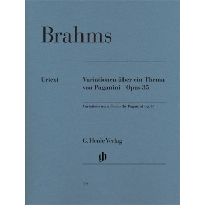 Brahms - Variationen Uber Ein Thema Von Paganini Op.35 for Piano