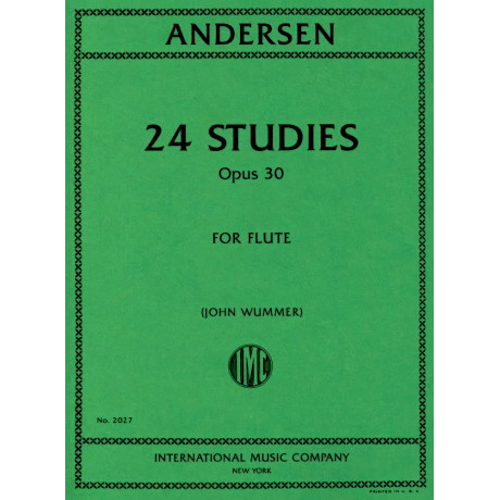 Joachim Andersen - 24 Studi per flauto op. 30