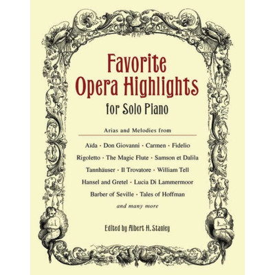 Favorite Opera Highlights for solo piano