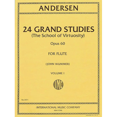Joachim Andersen - 24 Grand Studies for Flute - Volume 1