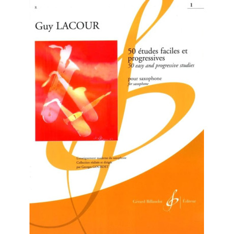 Lacour - 50 Studi facili e progressivi per Saxofone  1°