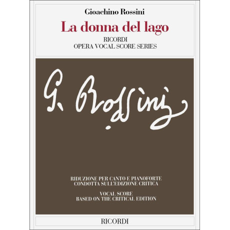 Rossini - La donna del lago Per Canto e Pianoforte