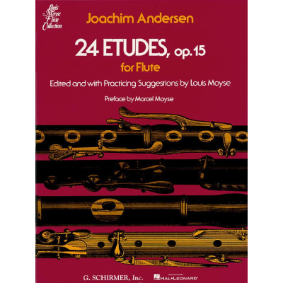 Joachim  Andersen - 24 Studies  for Flute Op. 15