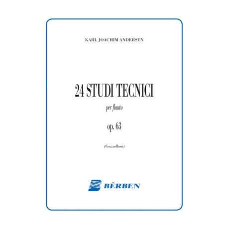 Joachim Andersen - 24 Studi tecnici per flauto op. 63