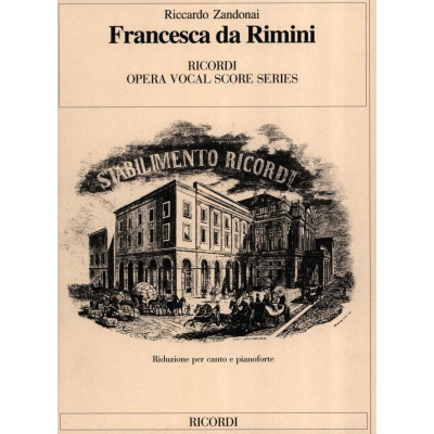Zandonai - Francesca da Rimini Per Canto e Pianoforte
