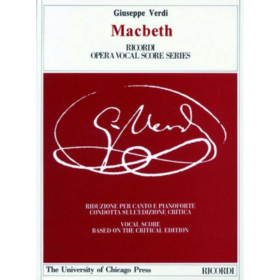 Verdi - Macbeth Per Canto e Pianoforte Verdi - Macbeth Per Canto e Pianoforte