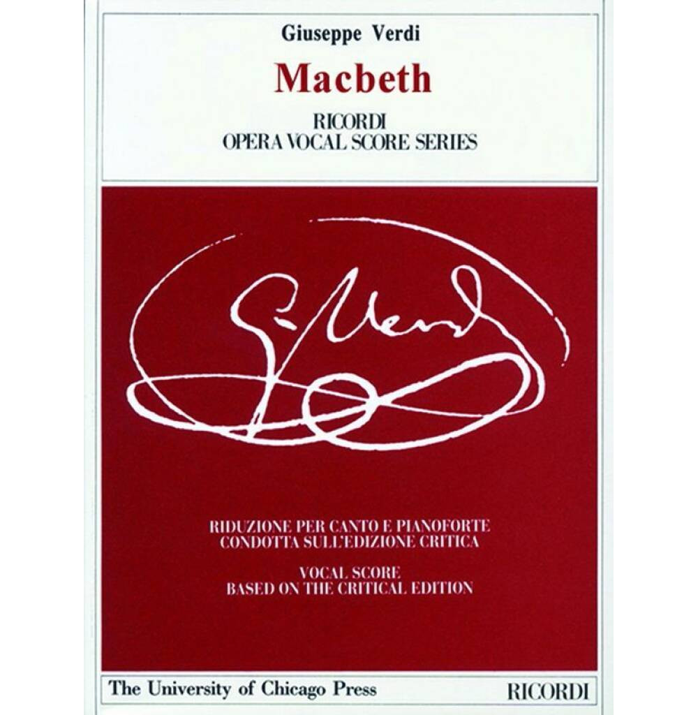 Verdi - Macbeth Per Canto e Pianoforte Verdi - Macbeth Per Canto e Pianoforte