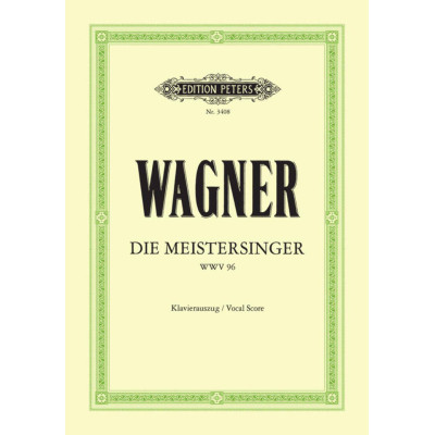 Wagner - The Mastersingers Of Nuremberg Per Canto e Pianoforte