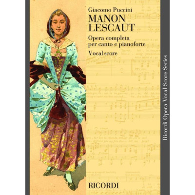 Puccini - Manon Lescaut Per Canto e Pianoforte