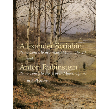 Scriabine/Rubinstein - Piano Concerto Op.20 and Op. 70 in Full Score