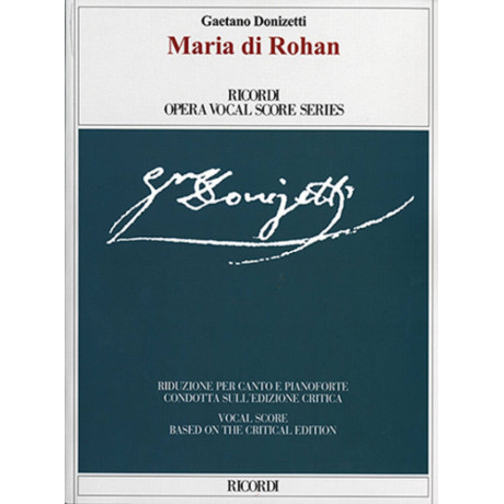 Donizetti - Maria di Rohan Per Canto e Pianoforte