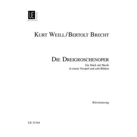 Weill/Brecht - Opera da Tre Soldi Per Canto e Pianoforte