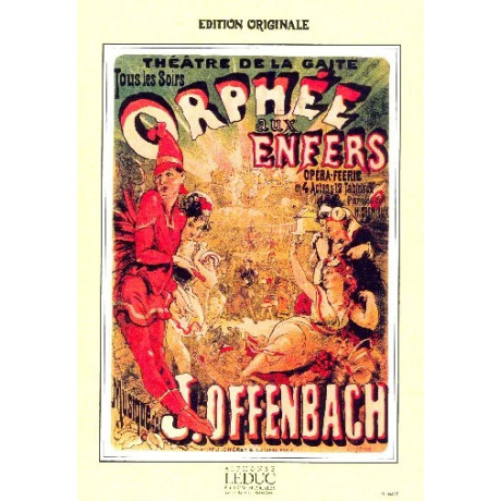 Offenbach - Orphée Aux Enfers Per Canto e Pianoforte