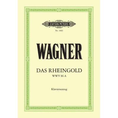 Wagner - Das Rheingold Per Canto e Pianoforte