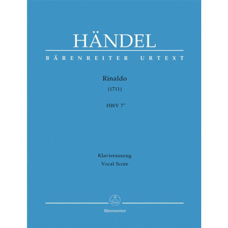 Handel - Rinaldo Per Canto e Pianoforte