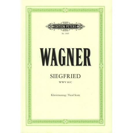 Wagner - Siegfried Per Canto e Pianoforte