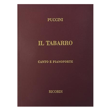 Puccini - Il tabarro Per Canto e Pianoforte
