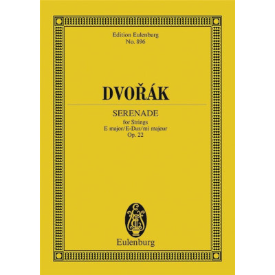 Dvorak - Serenade E Op.22 for Strings Pocket Score