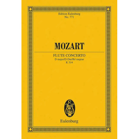 Mozart - Concerto D major K314 Pocket Score