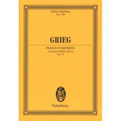 Grieg - Piano Concerto In A Minor Op.16 Pocket Score