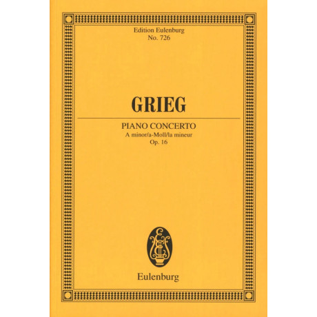 Grieg - Piano Concerto In A Minor Op.16 Pocket Score