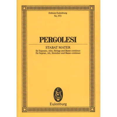 Pergolesi - Stabat Mater Pocket Score