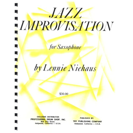 Niehaus - Jazz Improvisation for Saxophone