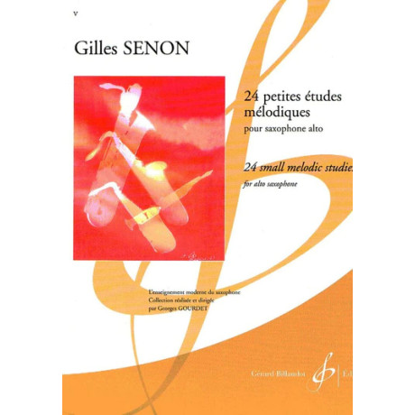 Senon - 24 Piccoli Studi Melodici per Sax Alto