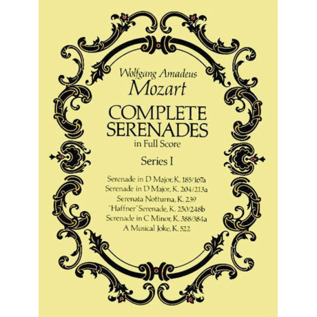 Mozart - Complete Serenades, Series I in Full Score