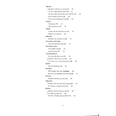 Handel - Songs and Airs from the Great Oratorios for High Voice