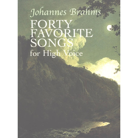 Brahms - Forty favorite songs for high voice and Piano