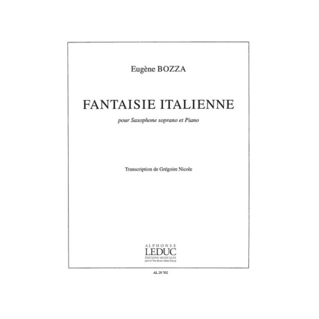 Bozza - Fantasia Italiana per Sax Soprano e piano