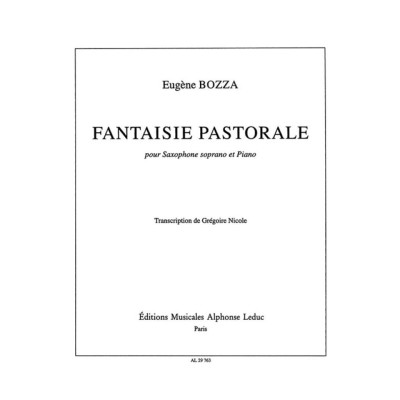 Bozza - Fantasia Pastorale per Sax Soprano e Piano