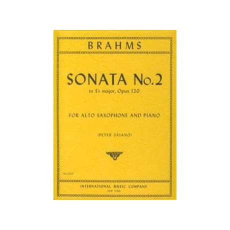 Brahms - Sonata n.2 in Mib Op.120 per Sax Alto e Pf.