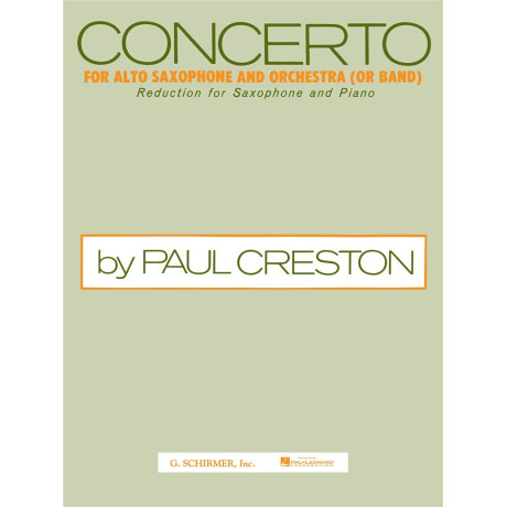 Creston - Concerto per Sax Alto e Piano